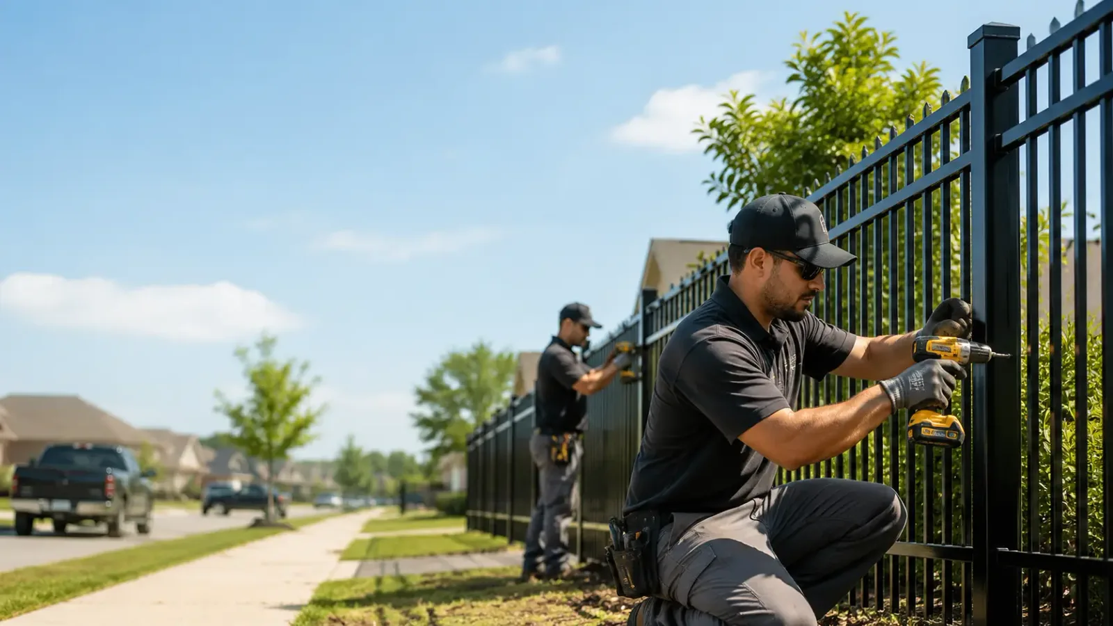 Metal Fence Installation in Manchester, OK